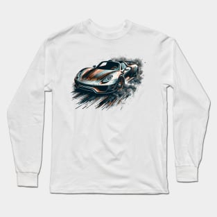 Porsche 918 Spyder Long Sleeve T-Shirt